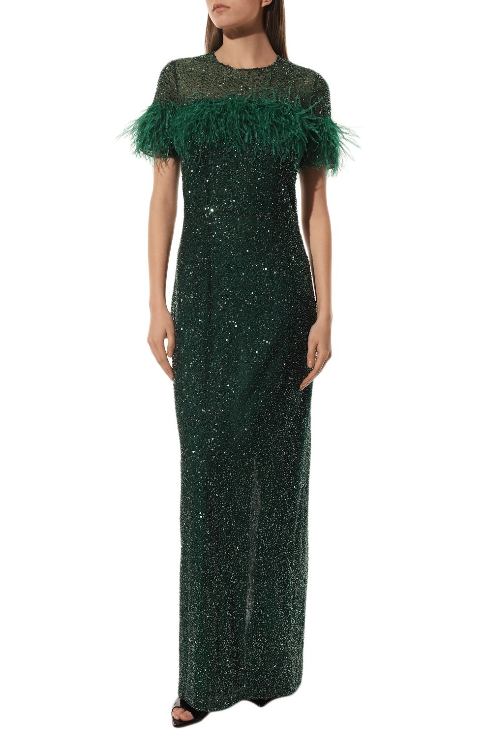 Платье SPERANZA COUTURE зеленого цвета по цене 354000 руб., арт. SC015, фото 3 Платье SPERANZA COUTURE, арт. SC015, фото 3