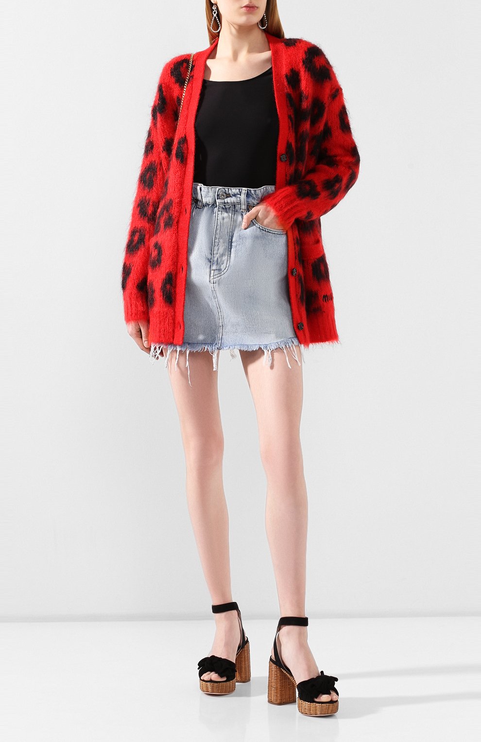 Кардиган MIU MIU, арт. MMF074-1TBB-F0011, фото 2