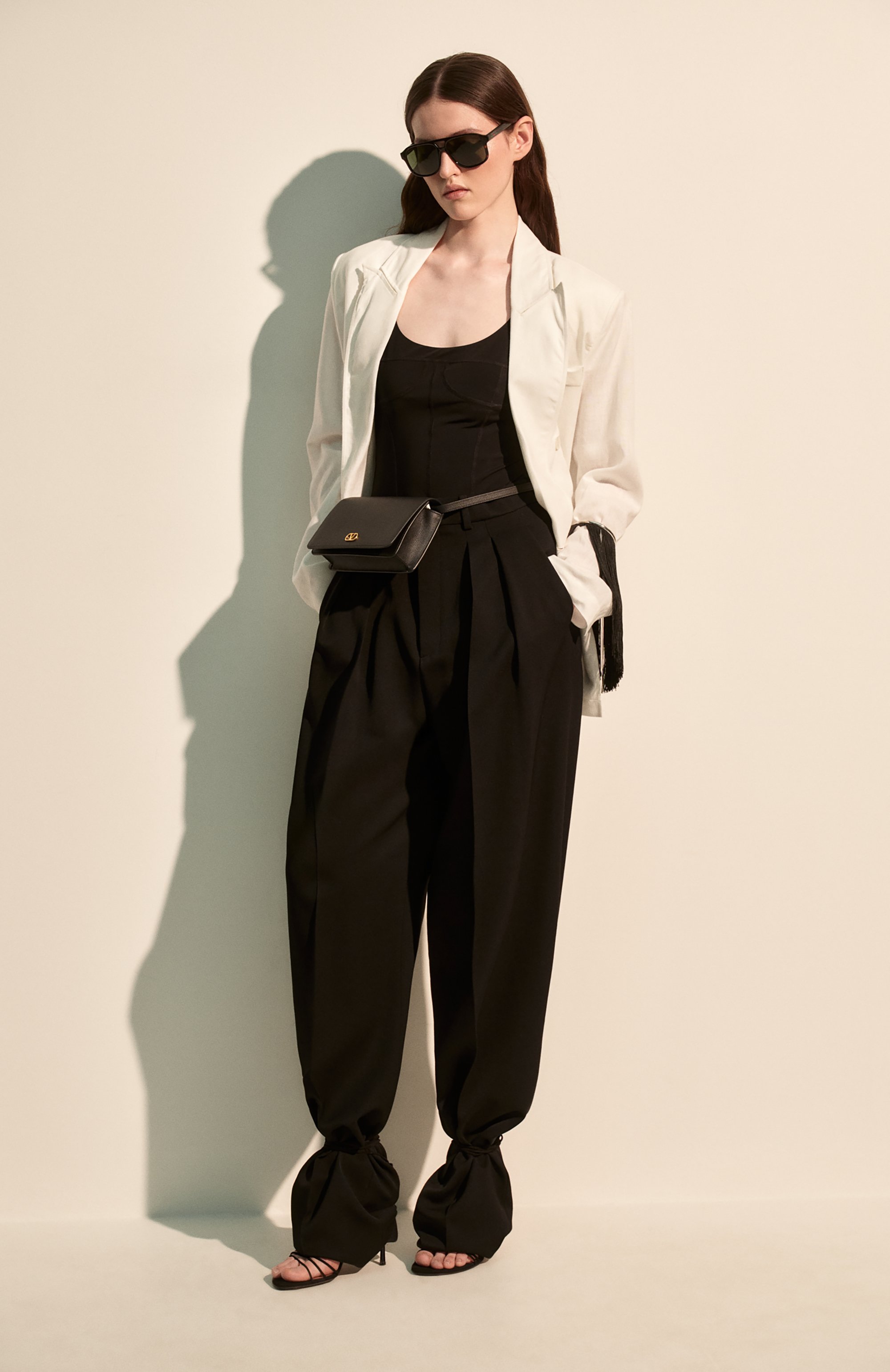 Шерстяные брюки SAINT LAURENT, арт. 824389/Y7E63, фото 7