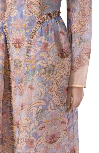 Платье изо льна и шелка ZIMMERMANN, арт. 6591DC261, фото 4