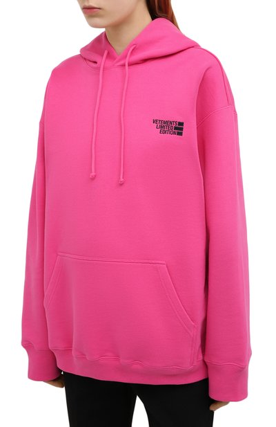Хлопковое худи VETEMENTS, арт. UE51TR730P 1604/W, фото 3
