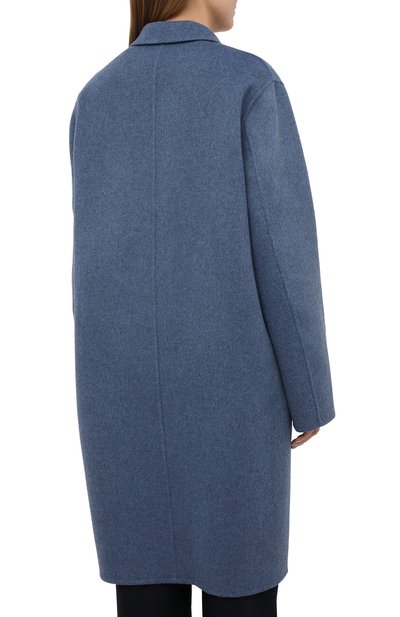 Шерстяное пальто ACNE STUDIOS голубого цвета по цене 99850 руб., арт. A90281, фото 4 Шерстяное пальто ACNE STUDIOS, арт. A90281, фото 4