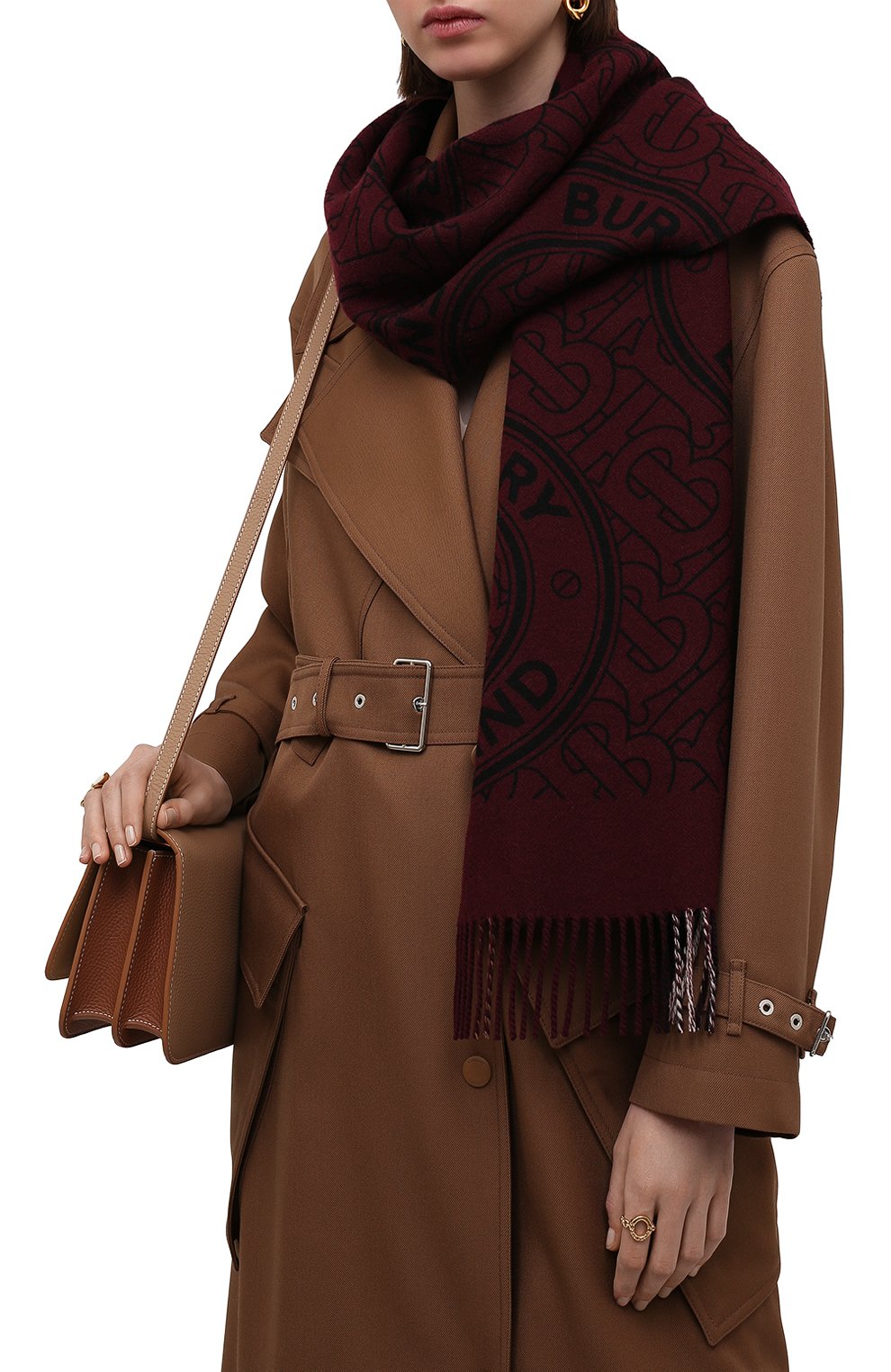 Кашемировый шарф BURBERRY, арт. 8049010, фото 3