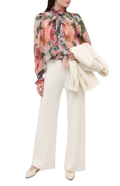 Шелковая блузка DOLCE & GABBANA, арт. F5J60T/IS1E4, фото 2