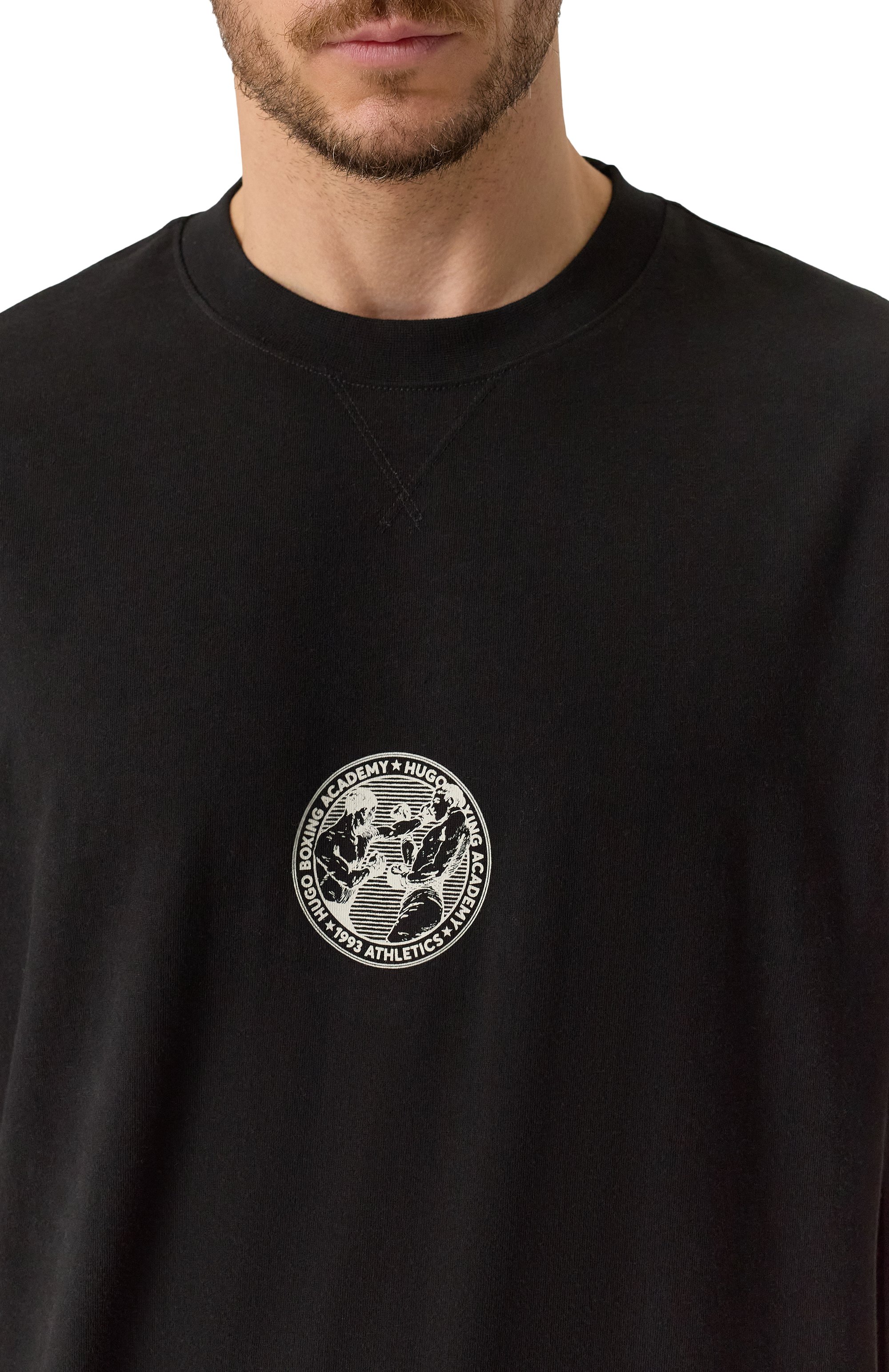 Хлопковая футболка HUGO, арт. 50542366, фото 5