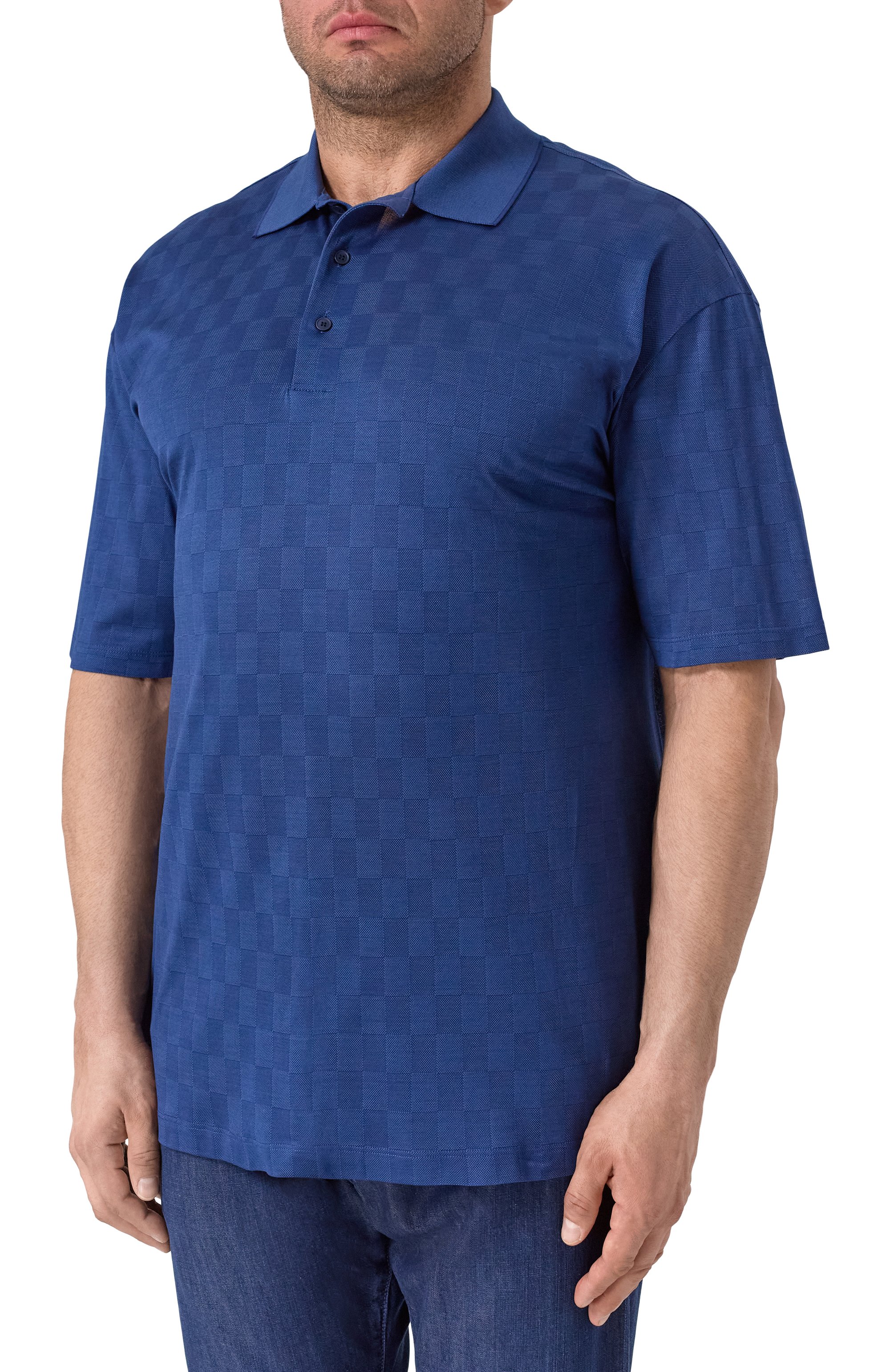 Хлопковое поло PAUL&SHARK синего цвета по цене 39750 руб., арт. 25411278/6XL, фото 3 Хлопковое поло PAUL&SHARK, арт. 25411278/6XL, фото 3