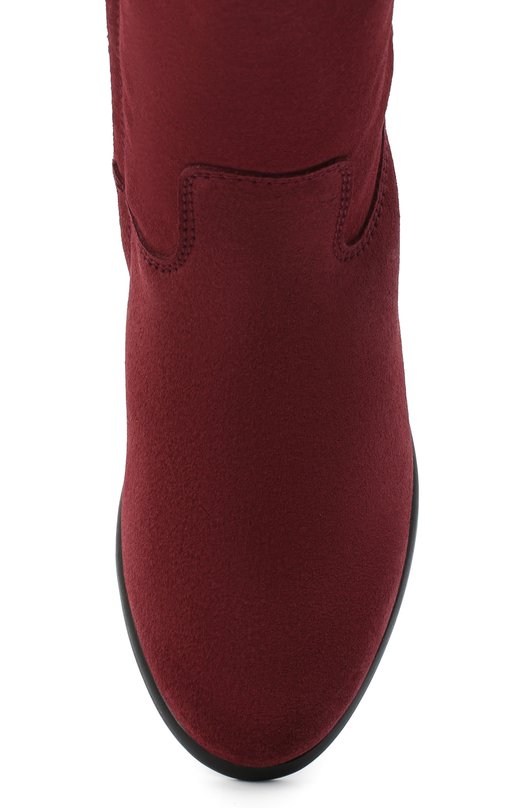 Замшевые сапоги Beberlis Бордовый, фото 4