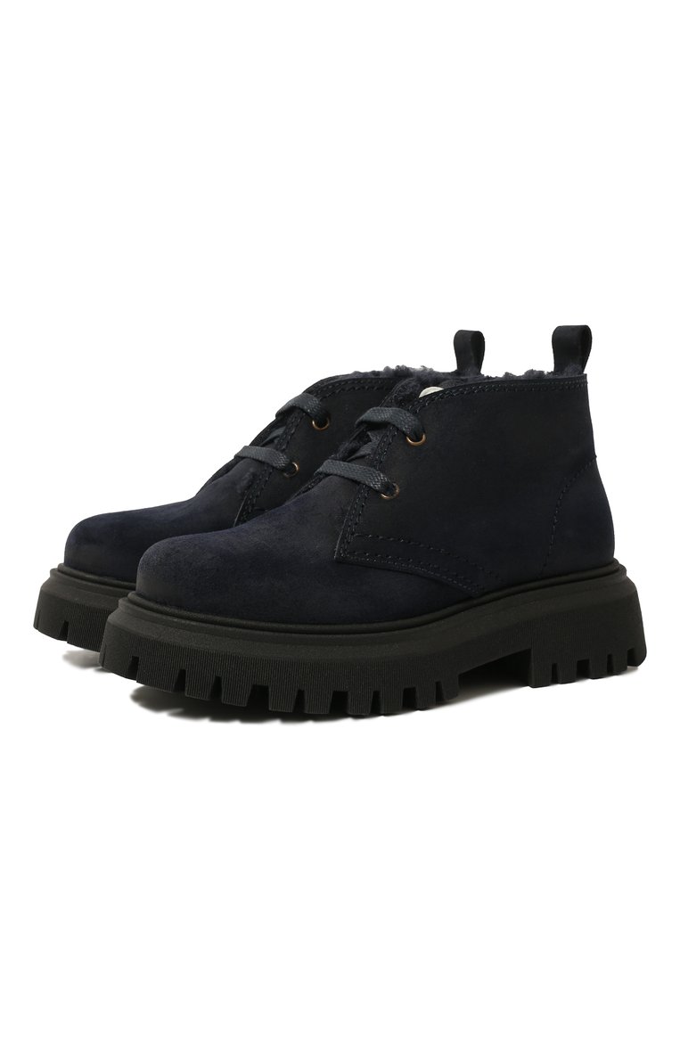 Кожаные ботинки DOLCE & GABBANA, арт. DA5091/AC051/29-36, фото 1