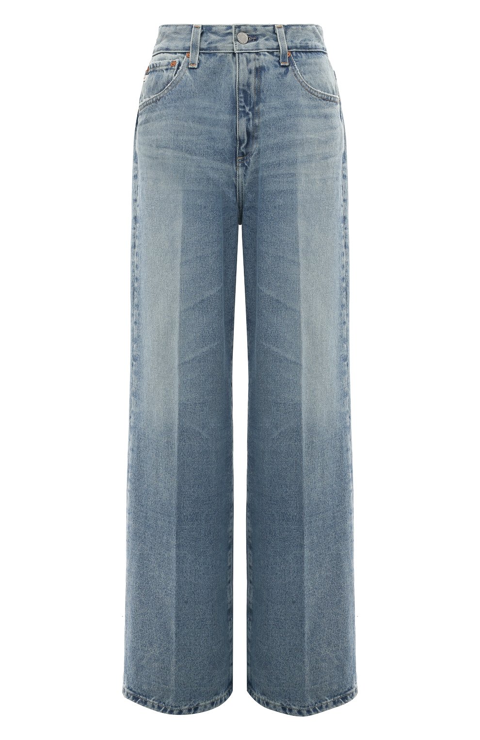 Джинсы AG ADRIANO GOLDSCHMIED голубого цвета по цене 36950 руб., арт. SGD1B64RM, фото 1 Джинсы AG ADRIANO GOLDSCHMIED, арт. SGD1B64RM, фото 1