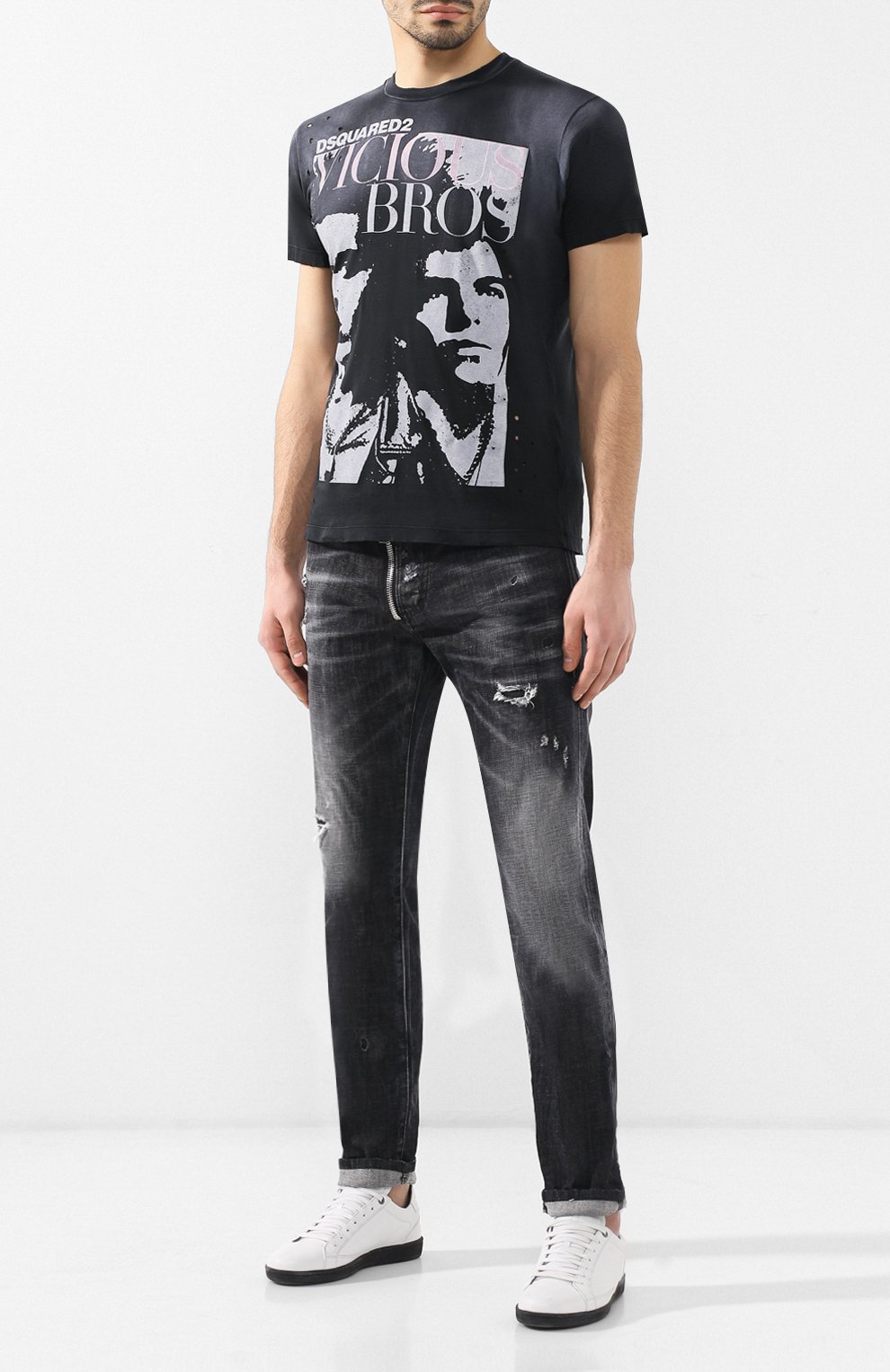 Хлопковая футболка DSQUARED2, арт. S74GD0517/S21600, фото 2