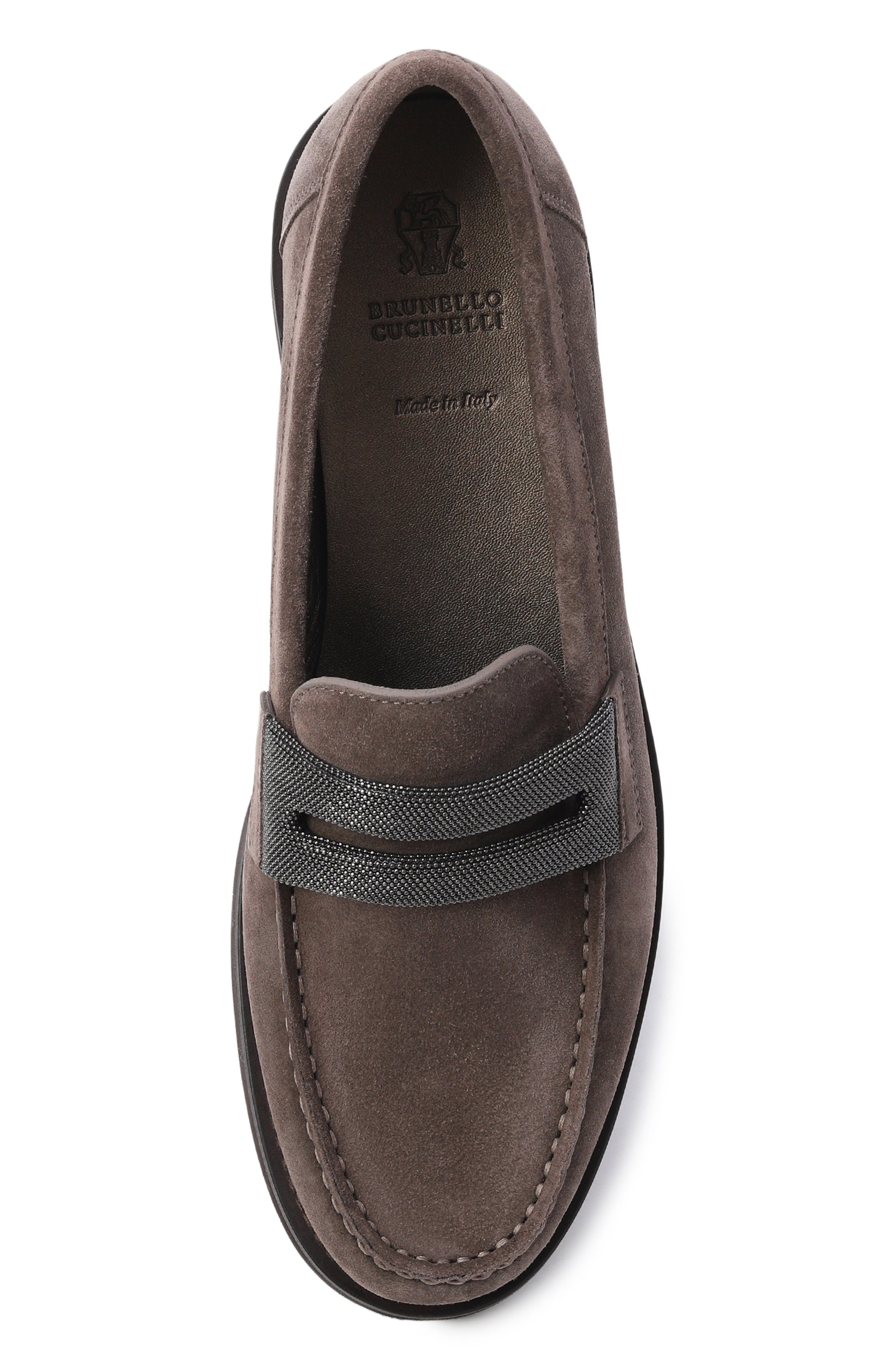 Замшевые пенни-лоферы BRUNELLO CUCINELLI, арт. MZSFG3237, фото 6