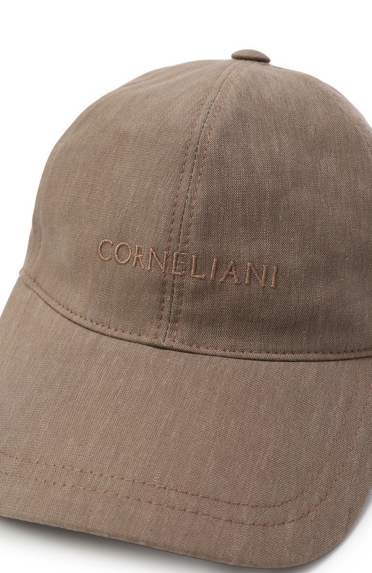 Бейсболка из шерсти и льна CORNELIANI, арт. 250504-2529218, фото 1
