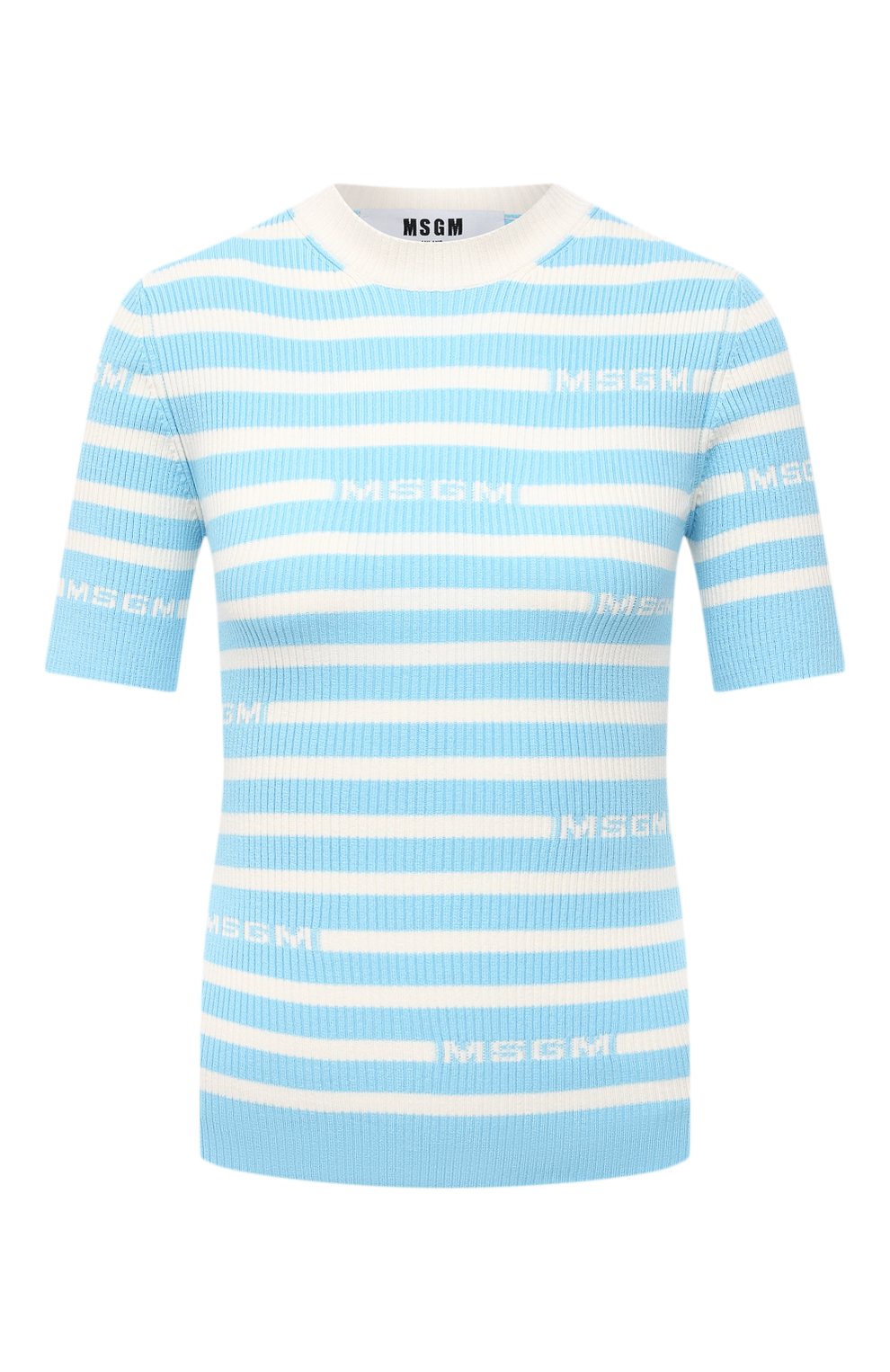 Хлопковый пуловер MSGM, арт. 3041MDM122 217289, фото 1