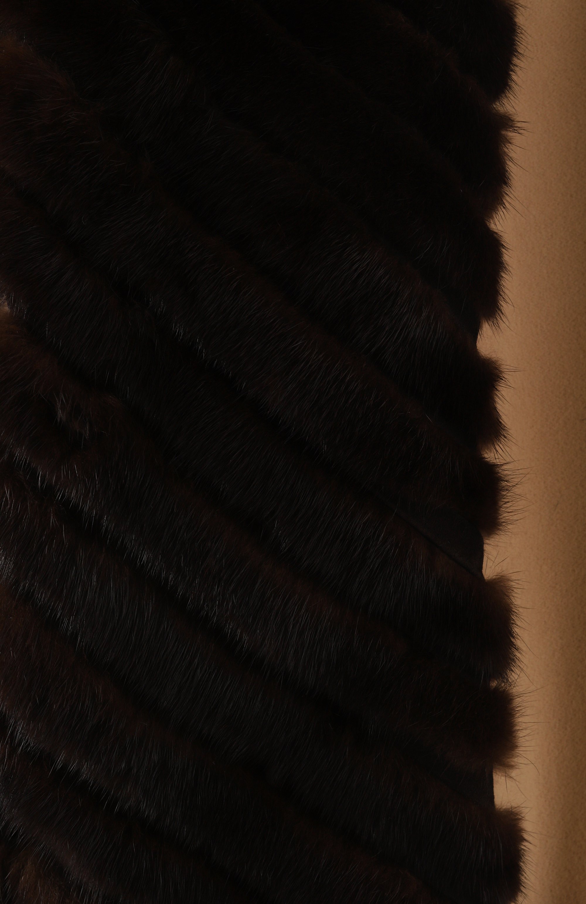 Кашемировое пальто с отделкой из меха норки SABLEFUR, арт. 72213-SB-13, фото 6