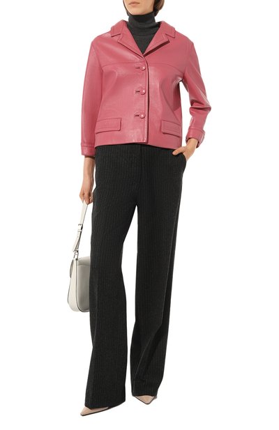 Кожаная куртка PRADA, арт. 58A005-1AOI-F0410, фото 2