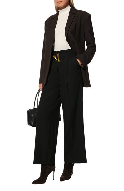 Замшевые ботильоны CASADEI темно-коричневого цвета по цене 99500 руб., арт. 1R353Z1001N0MAD2413, фото 2 Замшевые ботильоны CASADEI, арт. 1R353Z1001N0MAD2413, фото 2