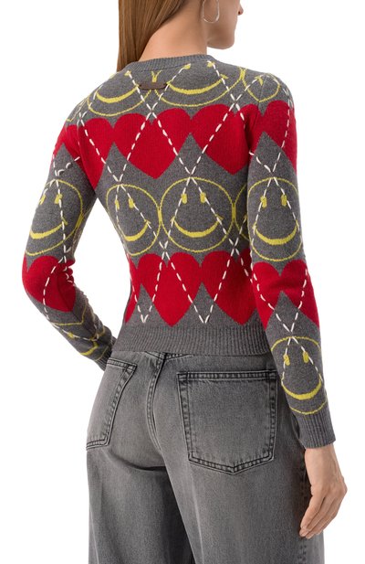 Пуловер из шерсти и вискозы moschino x smiley MOSCHINO, арт. A0923/5502, фото 4