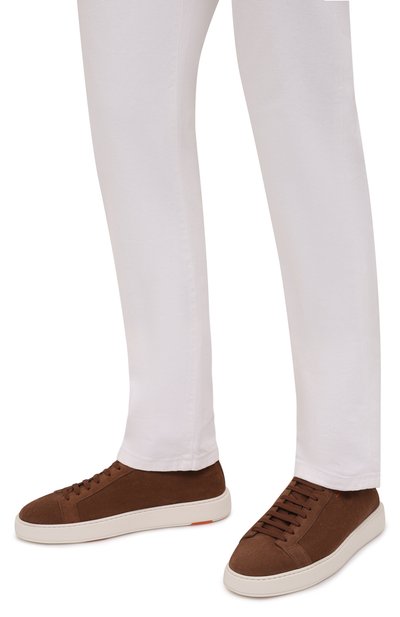 Замшевые кеды SANTONI, арт. MBCD21571BARCBBMM62, фото 3