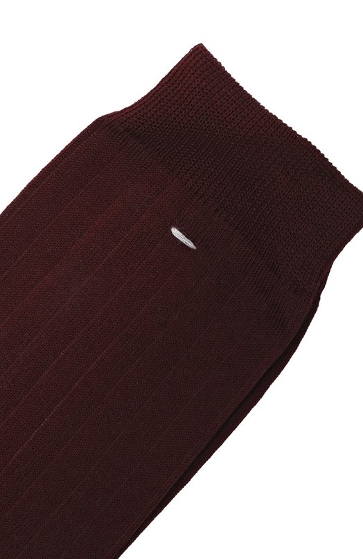 Хлопковые носки Maison Margiela S51TL0051/S17868 Бордовый  S51TL0051/S17868 Фото 2