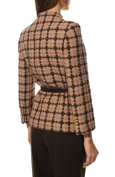 Жакет GUCCI розового цвета по цене 360000 руб., арт. 664243/Z8AQ3, фото 4 Жакет GUCCI, арт. 664243/Z8AQ3, фото 4