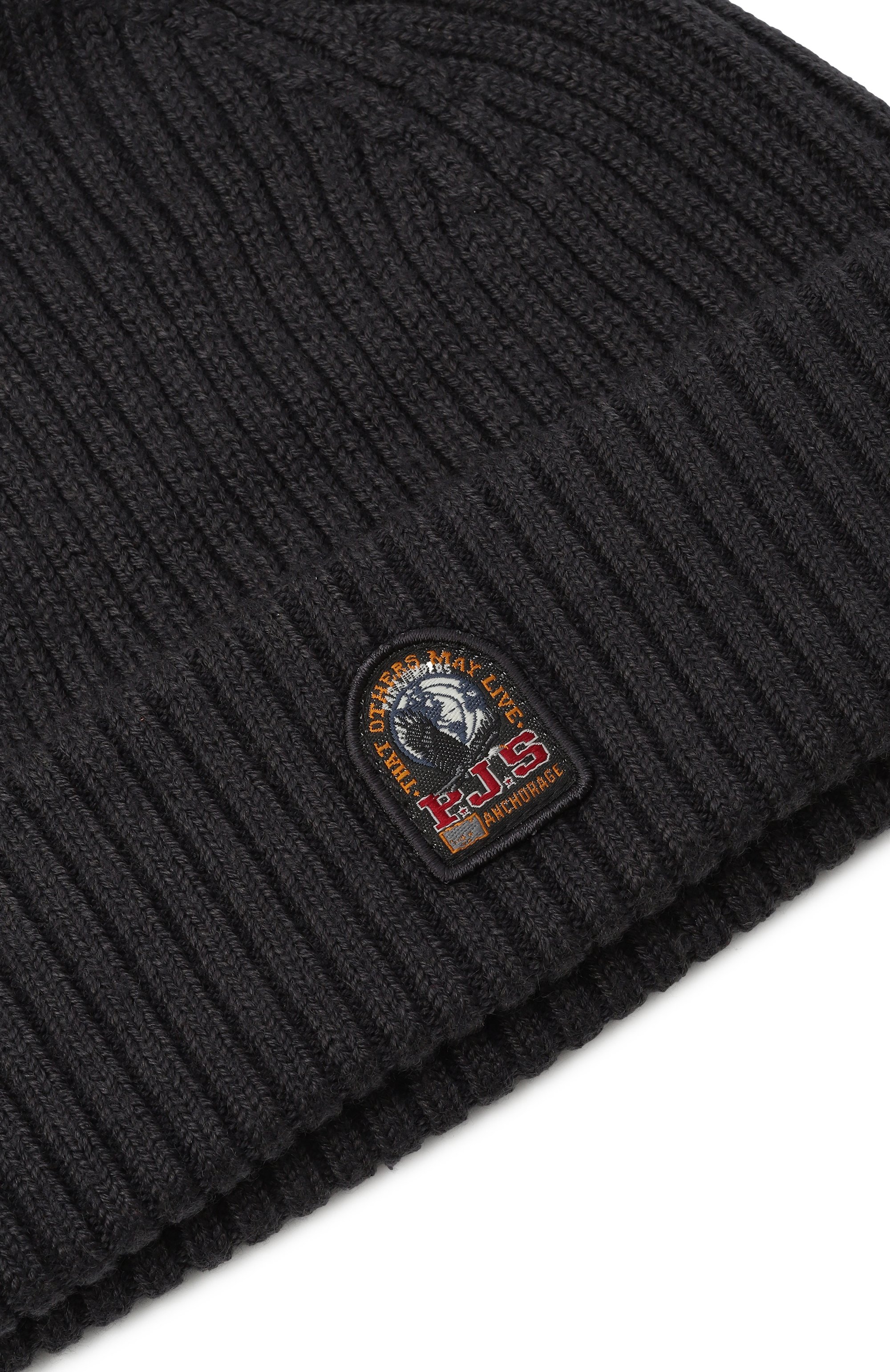 Шерстяная шапка PARAJUMPERS темно-серого цвета по цене 7995 руб., арт. 25WMPAHAHA02, фото 3 Шерстяная шапка PARAJUMPERS, арт. 25WMPAHAHA02, фото 3