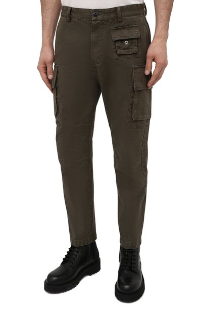 Хлопковые брюки-карго DIESEL, арт. A01681/0IBAM, фото 3