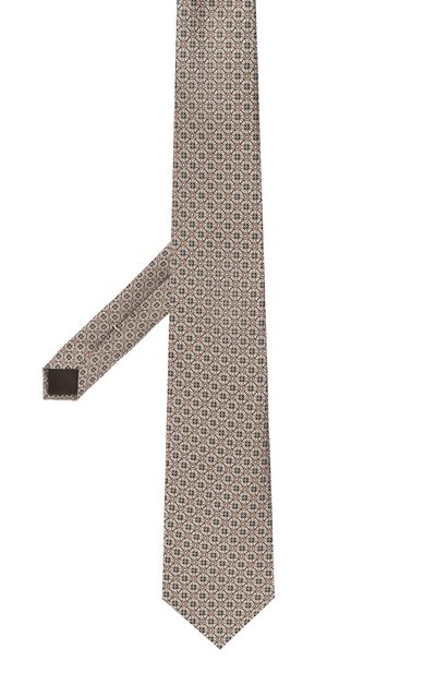 Шелковый галстук CANALI бежевого цвета по цене 23150 руб., арт. 18/HJ04494, фото 3 Шелковый галстук CANALI, арт. 18/HJ04494, фото 3