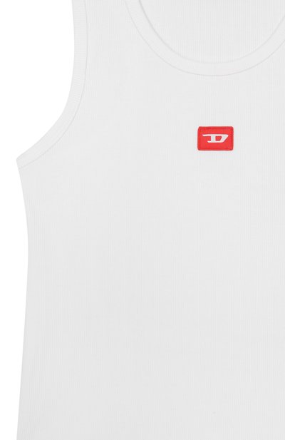 Хлопковая майка DIESEL белого цвета по цене 4840 руб., арт. J02594/KYAZY, фото 3 Хлопковая майка DIESEL, арт. J02594/KYAZY, фото 3