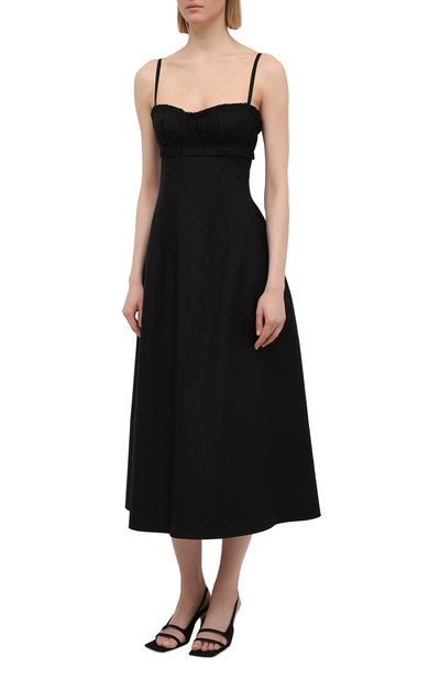 Хлопковое платье KHAITE, арт. 5184108/FELICIA, фото 3