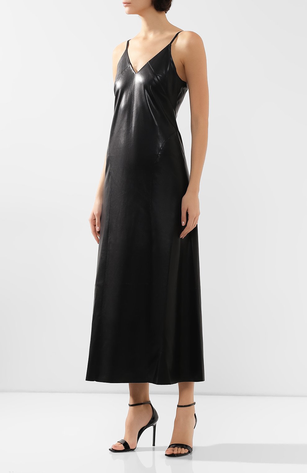 Платье NANUSHKA, арт. ANIRA_BLACK_VEGAN LEATHER, фото 3