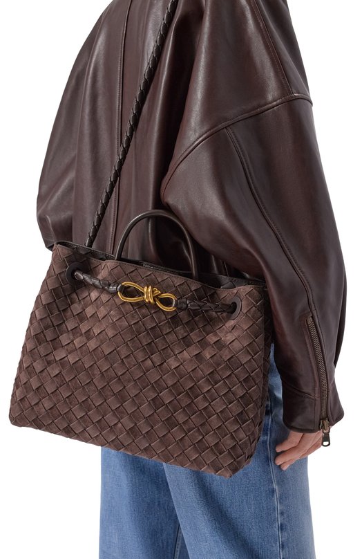 Сумка Andiamo medium Bottega Veneta 766016/V5ZZ1 Коричневый  766016/V5ZZ1 Фото 2