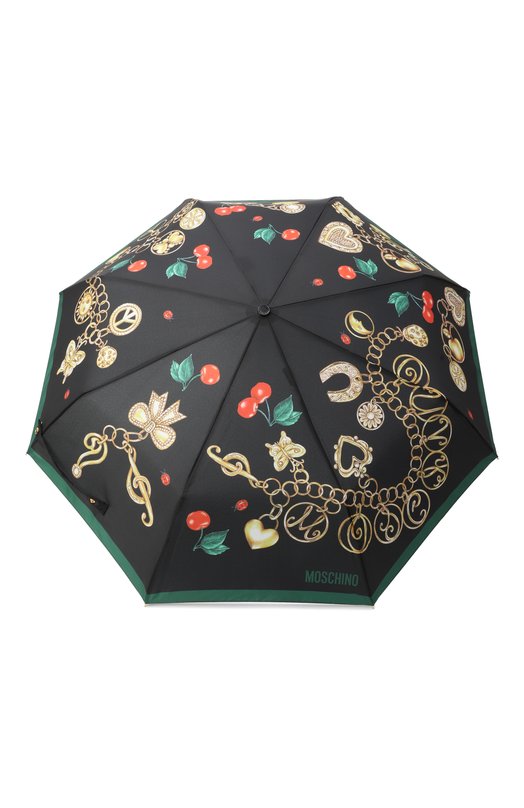 Складной зонт Moschino 8990-0PENCL0SEA Чёрный 8990-0PENCL0SEA