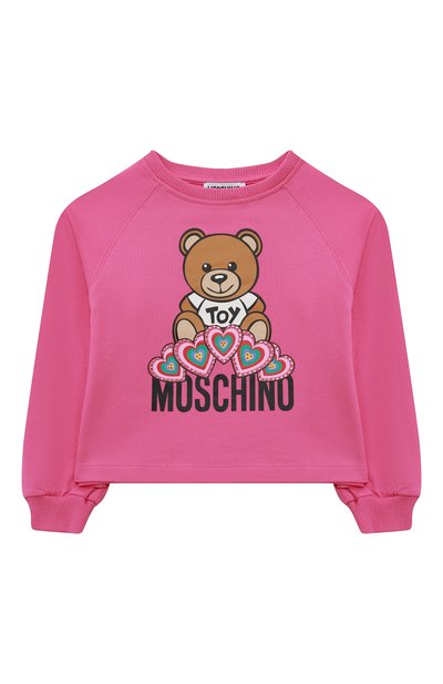 Хлопковый свитшот MOSCHINO, арт. HDF03U/LDA16/4A-8A, фото 1