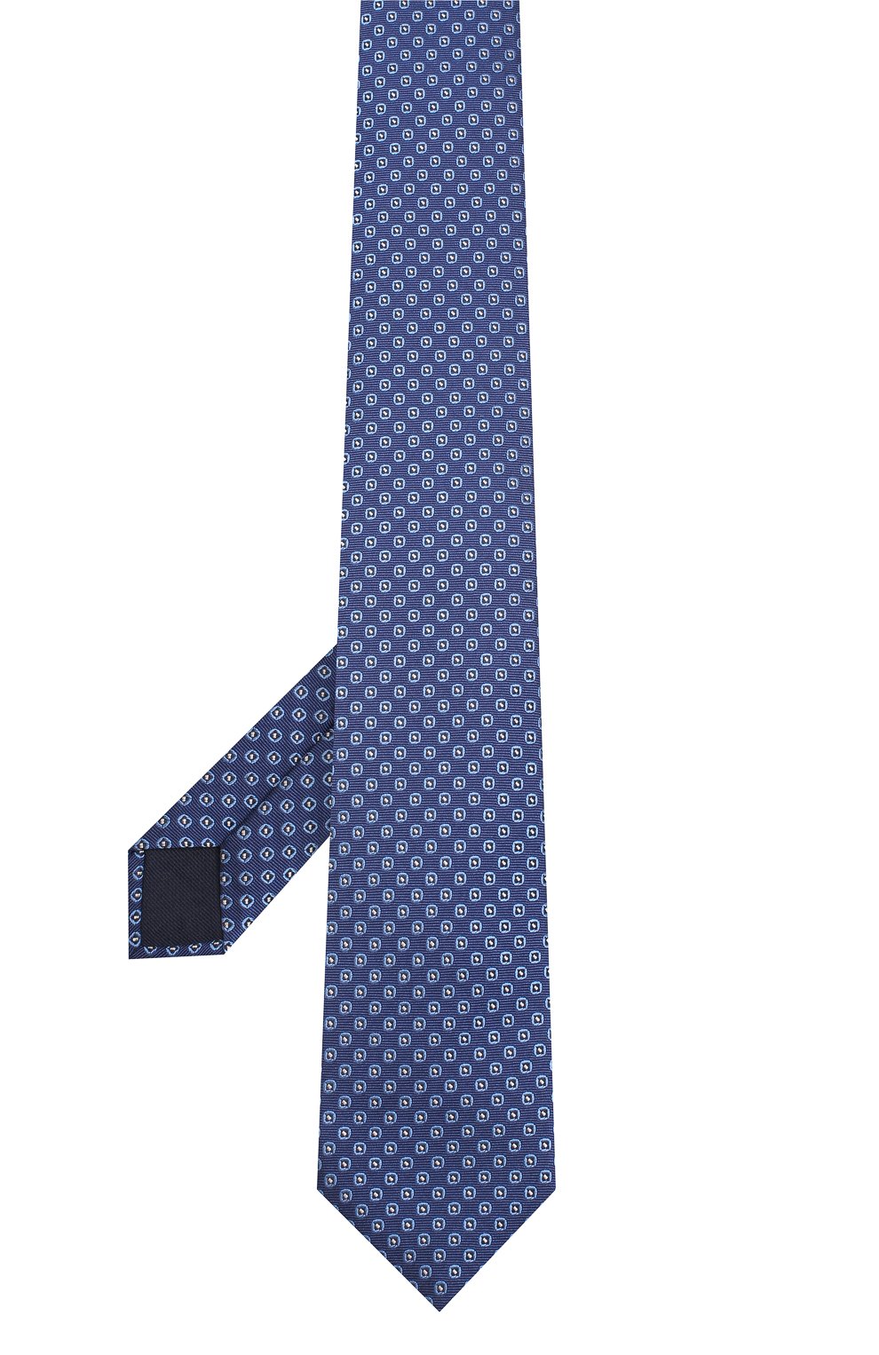 Шелковый галстук CORNELIANI синего цвета по цене 11050 руб., арт. 85U306-0120311/00, фото 2 Шелковый галстук CORNELIANI, арт. 85U306-0120311/00, фото 2