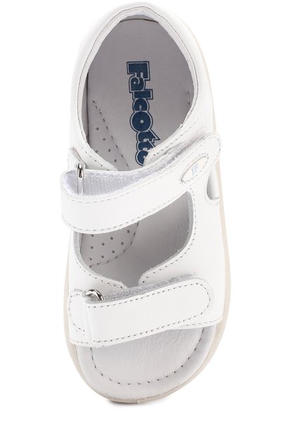 Кожаные сандалии с застежками велькро FALCOTTO, арт. 0011500594/01, фото 4