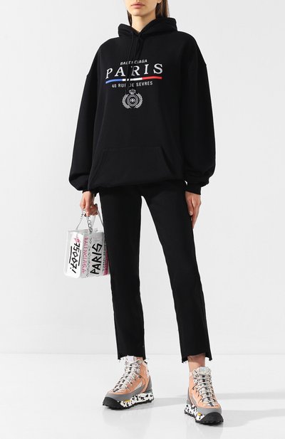 Хлопковое худи BALENCIAGA, арт. 578135/TGV68, фото 2