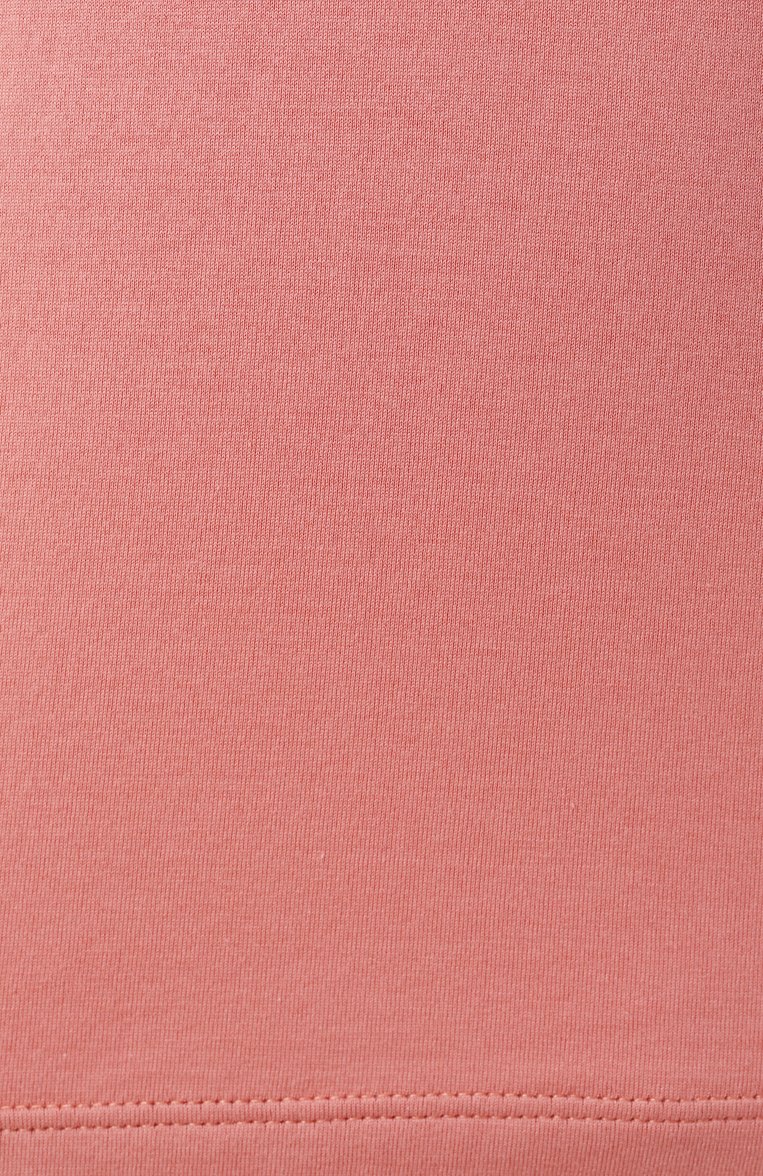 Мужская хлопковая футболка BRUNELLO CUCINELLI кораллового цвета, арт. M0B137427 | Фото 6 (Рукава: Короткие; Принт: Без принта; Стили: Кэжуэл; Материал внешний: Хлопок; Длина (для топов): Стандартные; Мужское Кросс-КТ: Футболка-одежда; Кросс-КТ: Джерси)