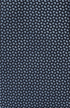 Мужской шелковый галстук ZEGNA голубого цвета, арт. 1P8/Z8D07TA8 | Фото 4 (Нос: Не проставлено; Материал сплава: Проставлено; Материал: Текстиль, Шелк; Принт: С принтом)