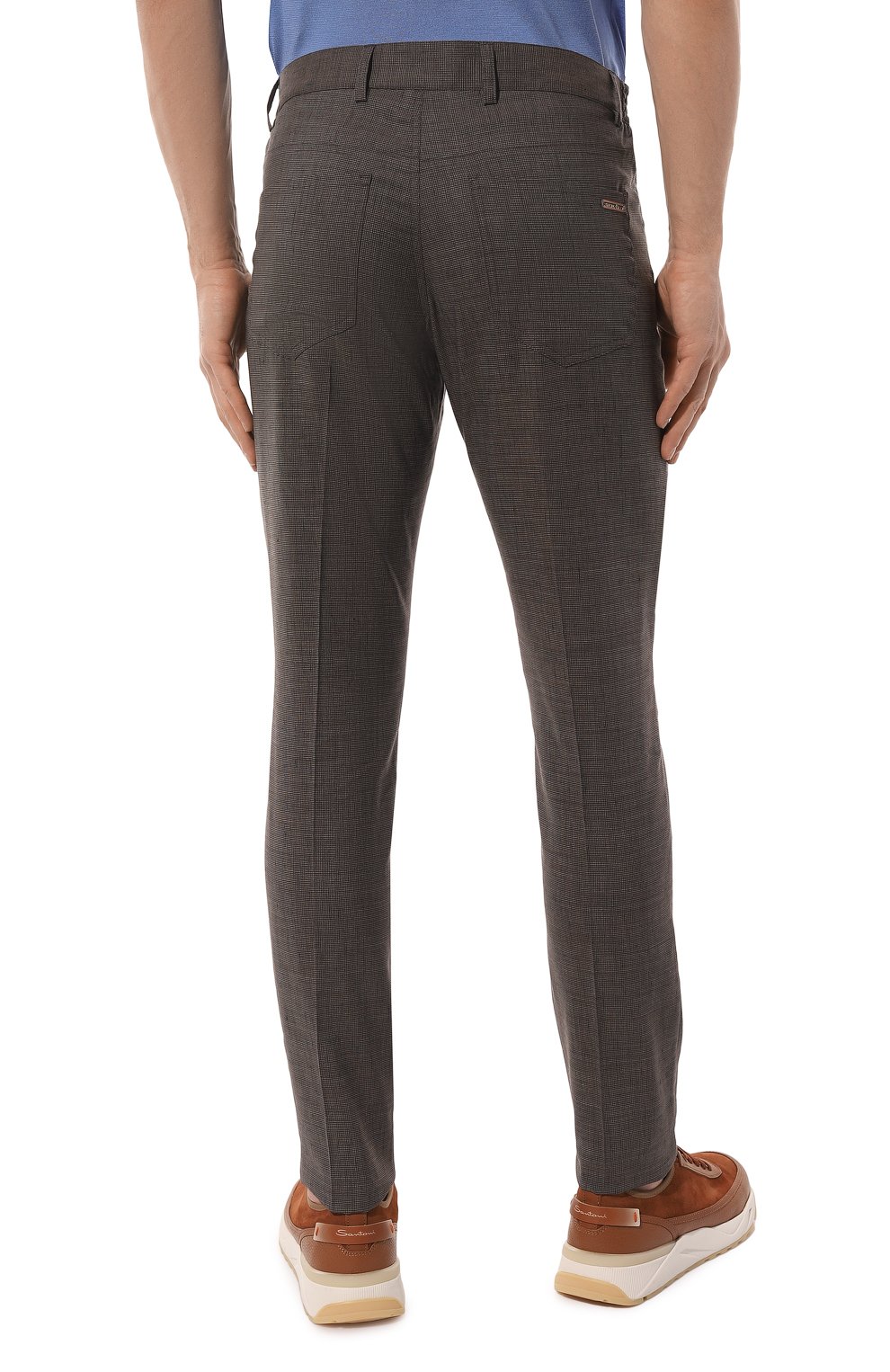 Брюки из шерсти и льна STEFANO RICCI, арт. M1T2400320/T016HC, фото 4