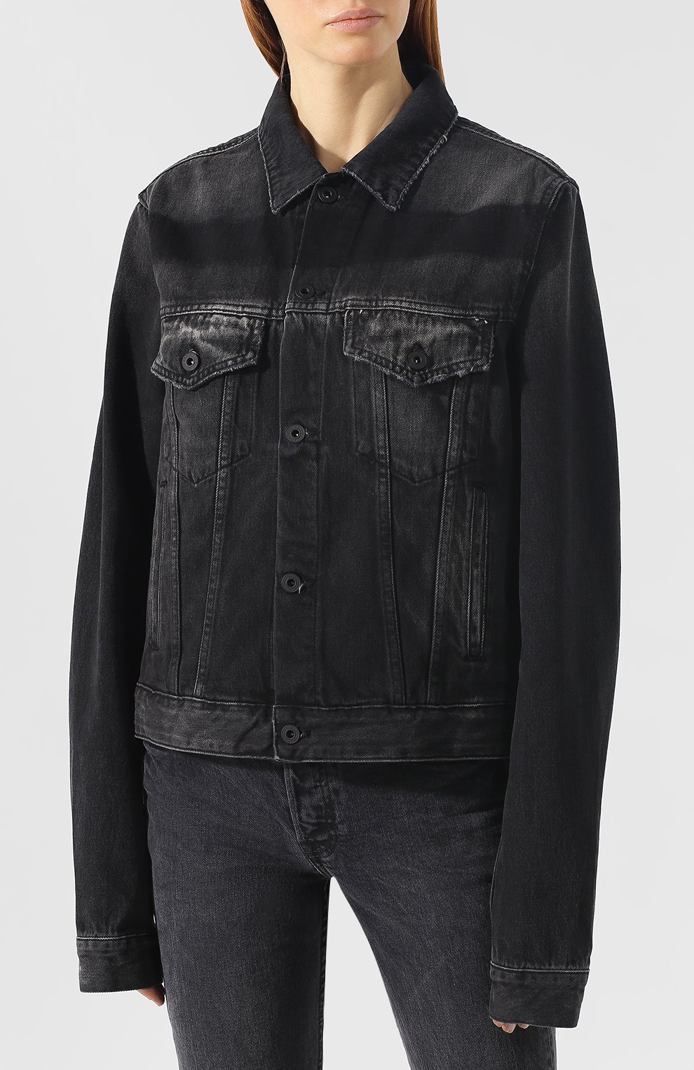 Джинсовая куртка OFF-WHITE, арт. 0MYE017R198120111088/W, фото 3