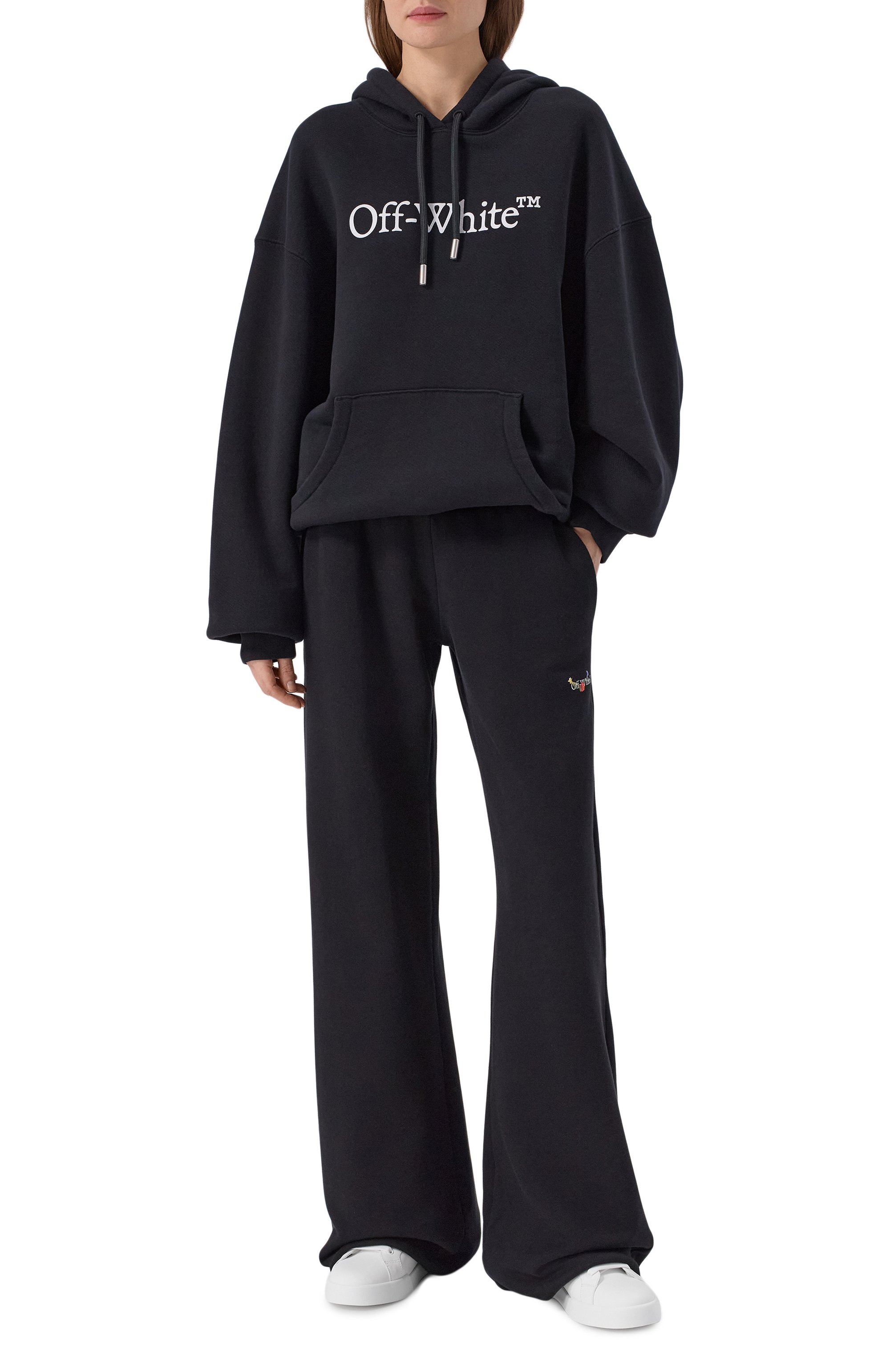 Хлопковое худи OFF-WHITE, арт. 0WBB058C99FLE001, фото 2