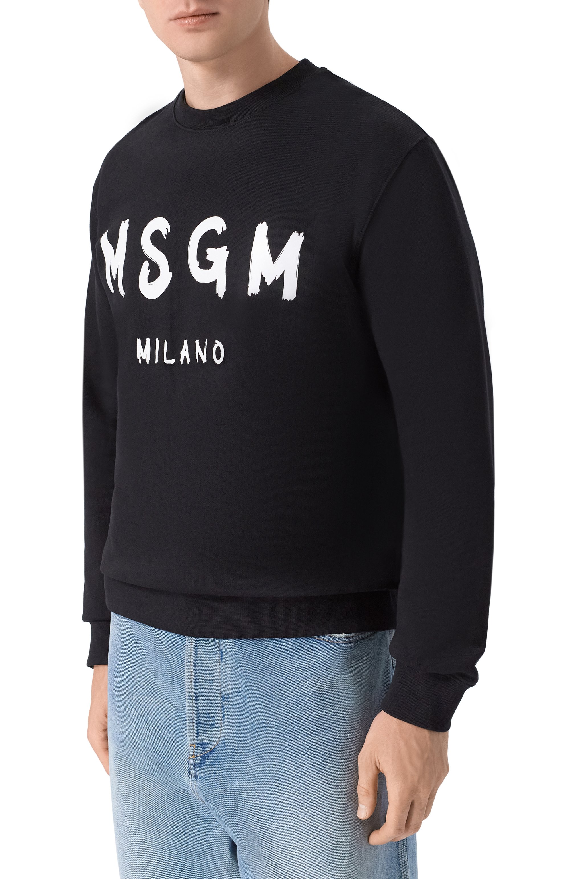 Хлопковый свитшот MSGM, арт. 2000MM513/300000, фото 3