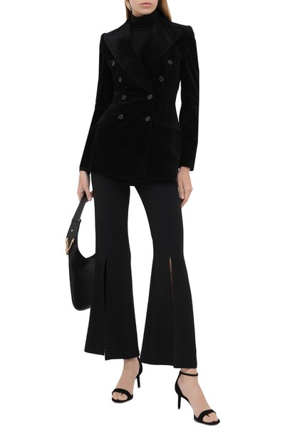 Вельветовый жакет DOLCE & GABBANA черного цвета по цене 212000 руб., арт. F29HXT/FUWCV, фото 2 Вельветовый жакет DOLCE & GABBANA, арт. F29HXT/FUWCV, фото 2