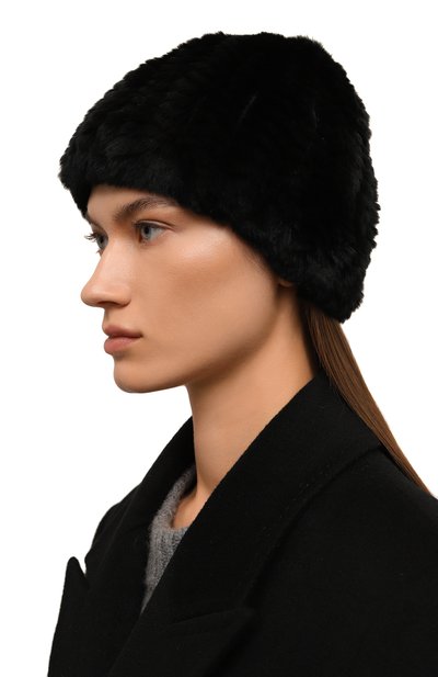 Меховая шапка из кролика YVES SALOMON, арт. 23WAA101XXKREX, фото 2