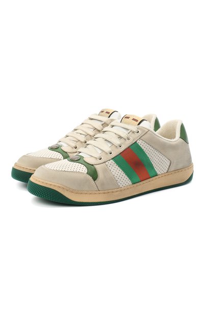 Кожаные кеды screener GUCCI, арт. 546163/0YI20, фото 1