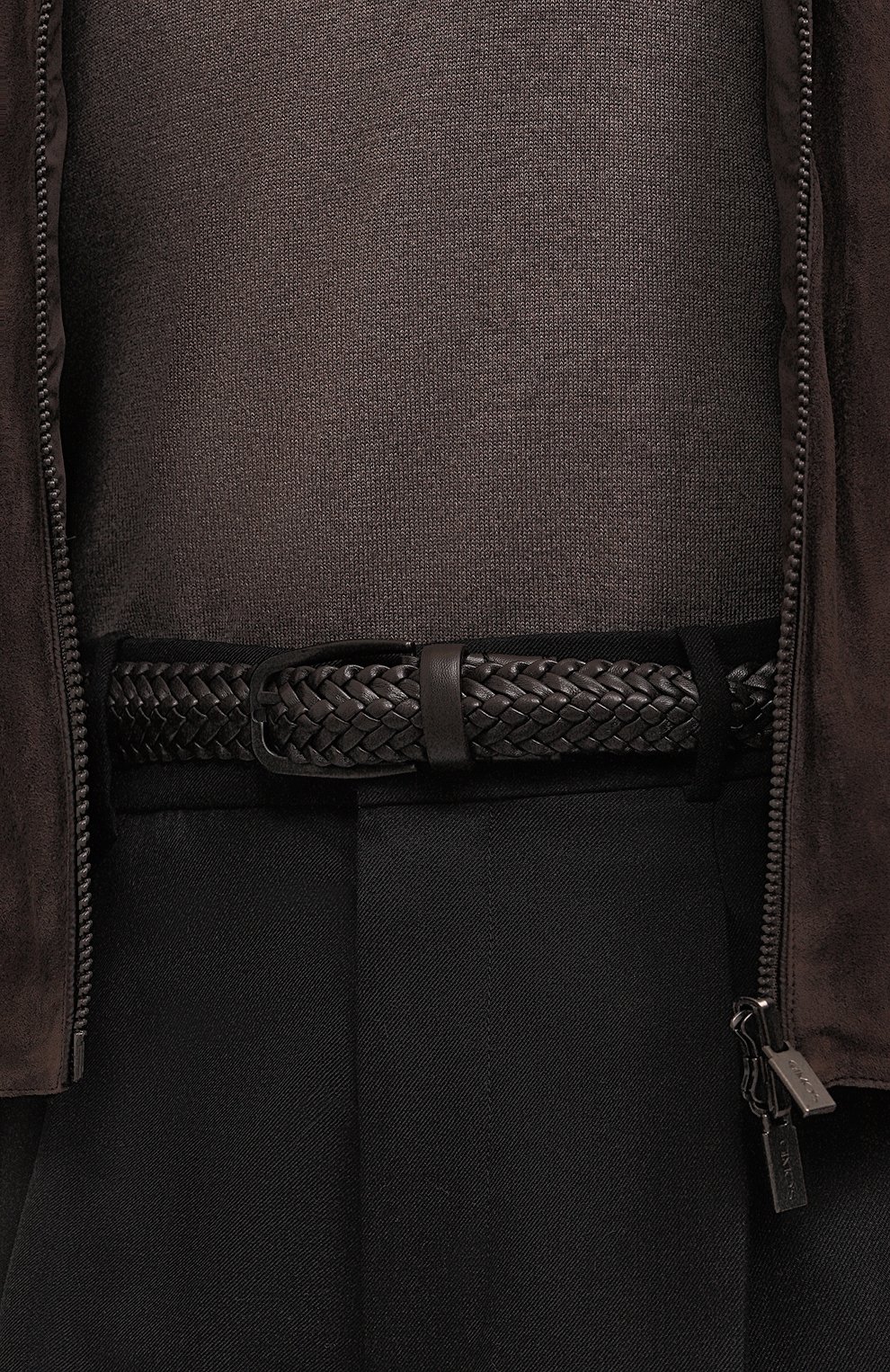 Кожаный ремень ZEGNA, арт. LHTPM/B021ZZ, фото 2