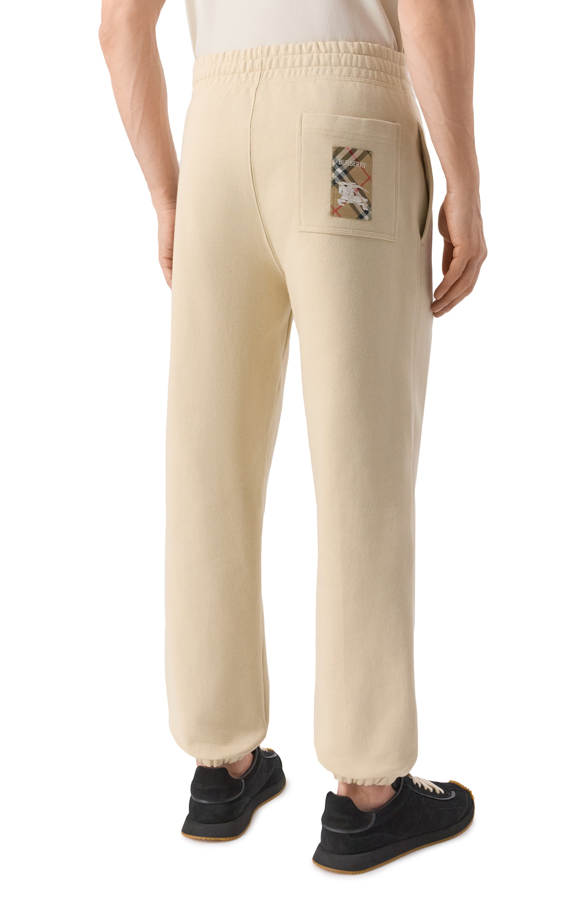 Хлопковые джоггеры BURBERRY, арт. 8103518, фото 4