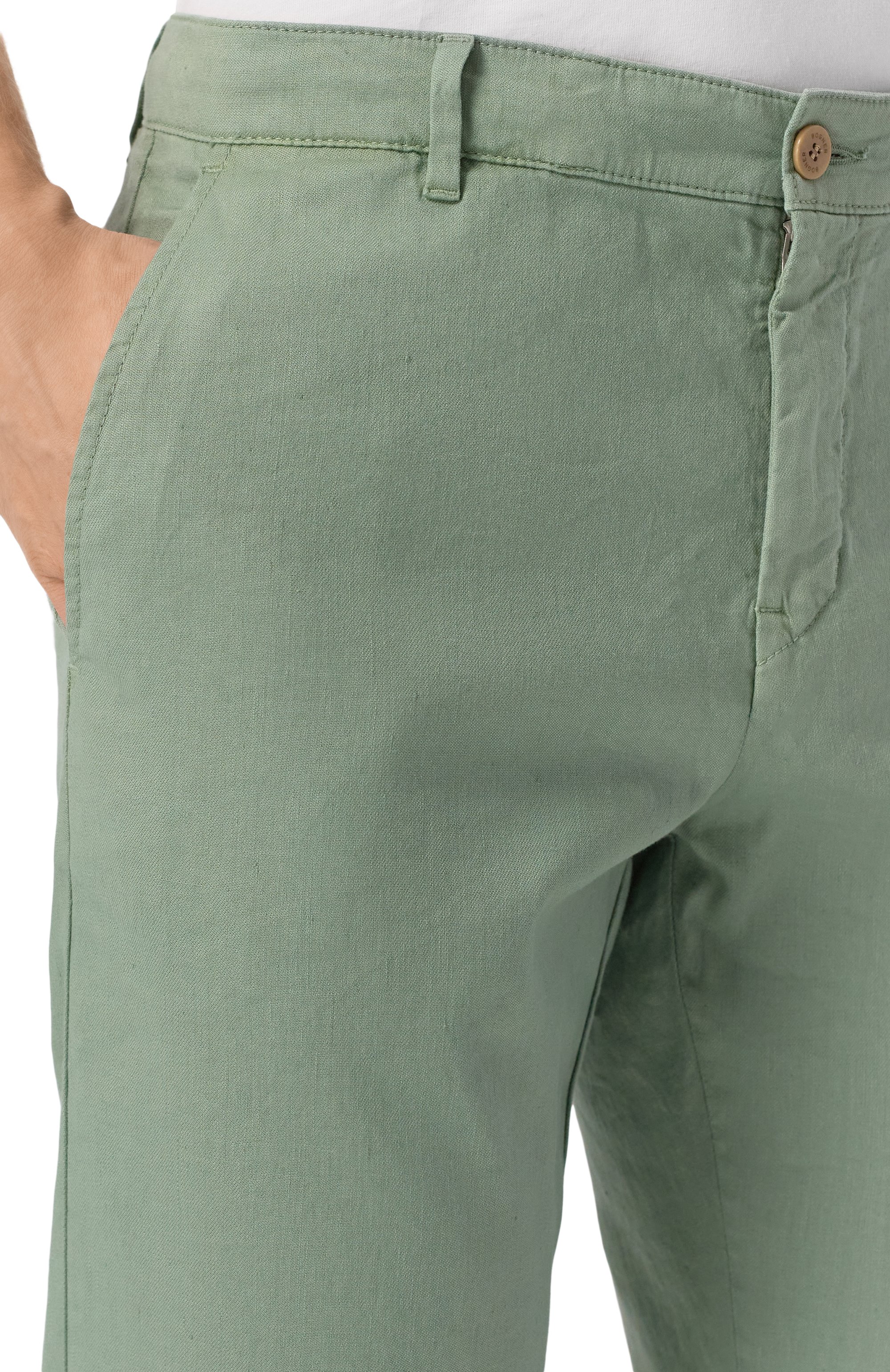 Брюки изо льна и хлопка BOGNER, арт. 18417335, фото 5