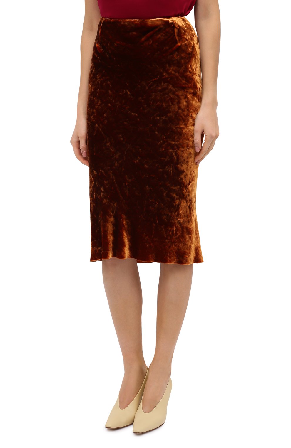 Юбка из вискозы и шелка DRIES VAN NOTEN, арт. 202-10820-1349, фото 4