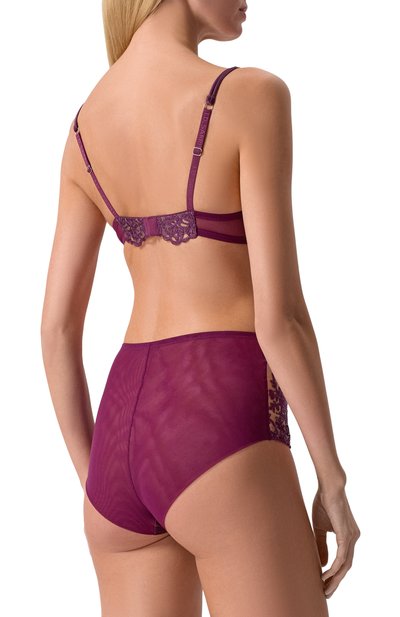 Трусы-хипстеры с завышенной талией I.D. SARRIERI фиолетового цвета по цене 30750 руб., арт. J53452, фото 3 Трусы-хипстеры с завышенной талией I.D. SARRIERI, арт. J53452, фото 3